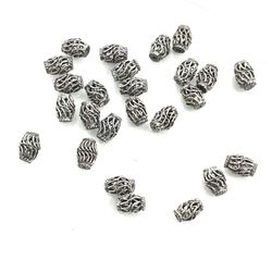 New Sterling Rope Barrel Beads