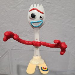 Disney Pixar Toy Story 4 Forky The Spork Bendable PVC Figure Cake Topper