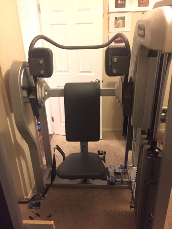 Nautilus Lat pullover commercial equipment machine for