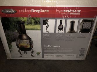 Outdoor Chimenea 3ft Fireplace Deckmate the Corona