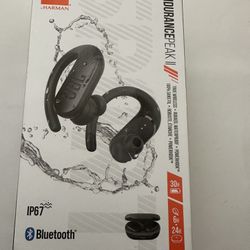 New JBL Endurance Peak II Wireless Ear-Hook Headset - Black