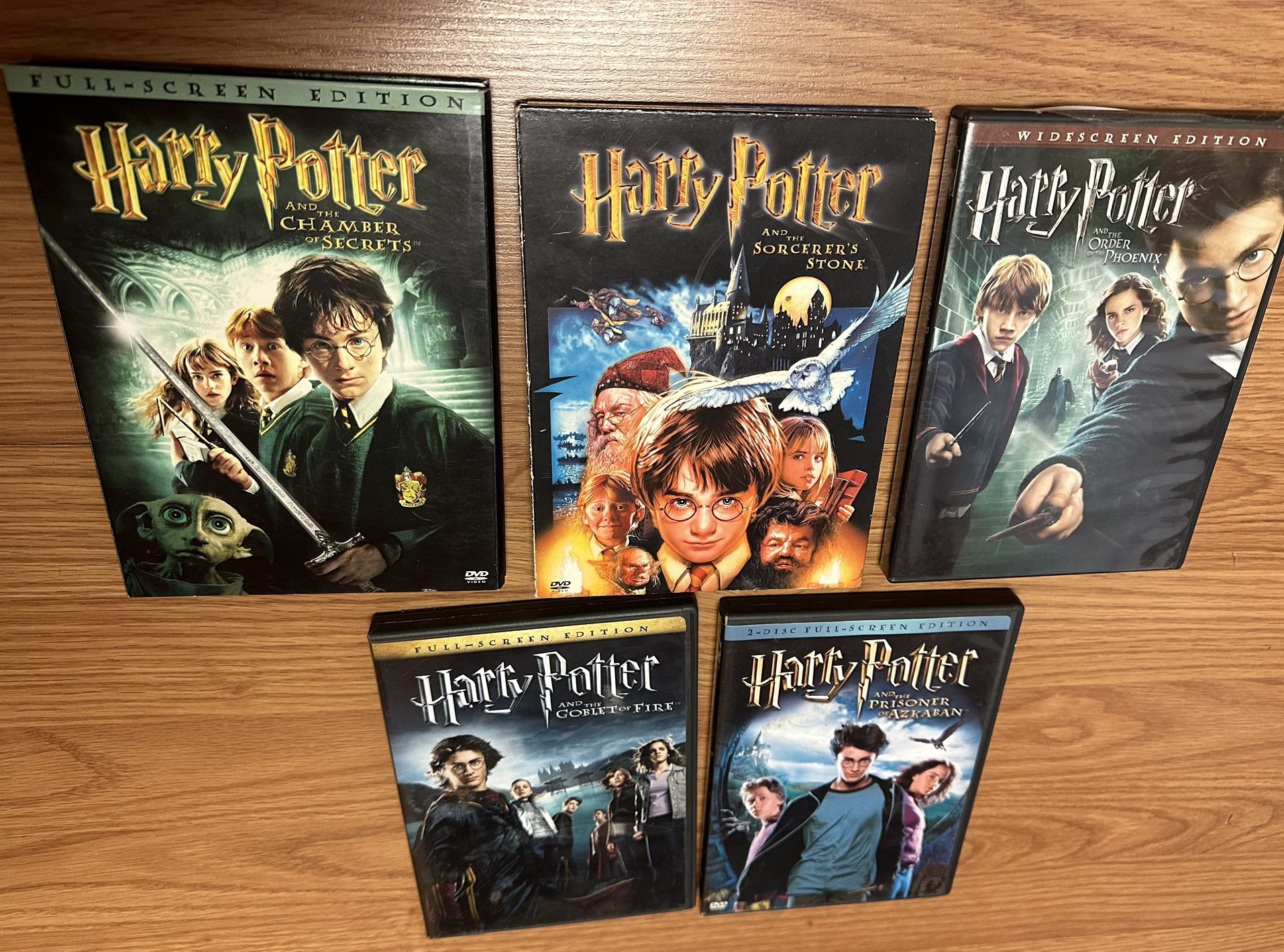 Harry Potter Dvds Lot