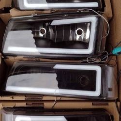 03-06 Chevrolet Silverado/ Avalanche LED headlights Luces Micas Faros Calaveras Focos