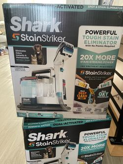 Shark StainStriker Portable Corded Upholstery Car Rug and Carpet Cleaner with Spot and Odor Remover