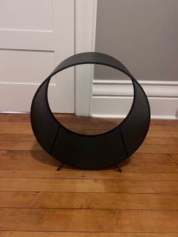 CB2 Chuck Iron Log Holder