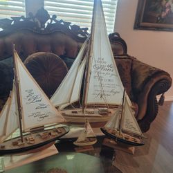 Religious Text Sailboat Set