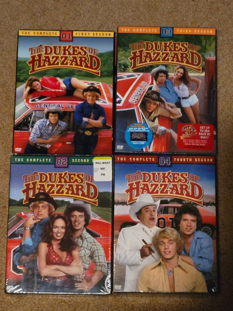 Dukes Of Hazard First 4 Seasons Dvd