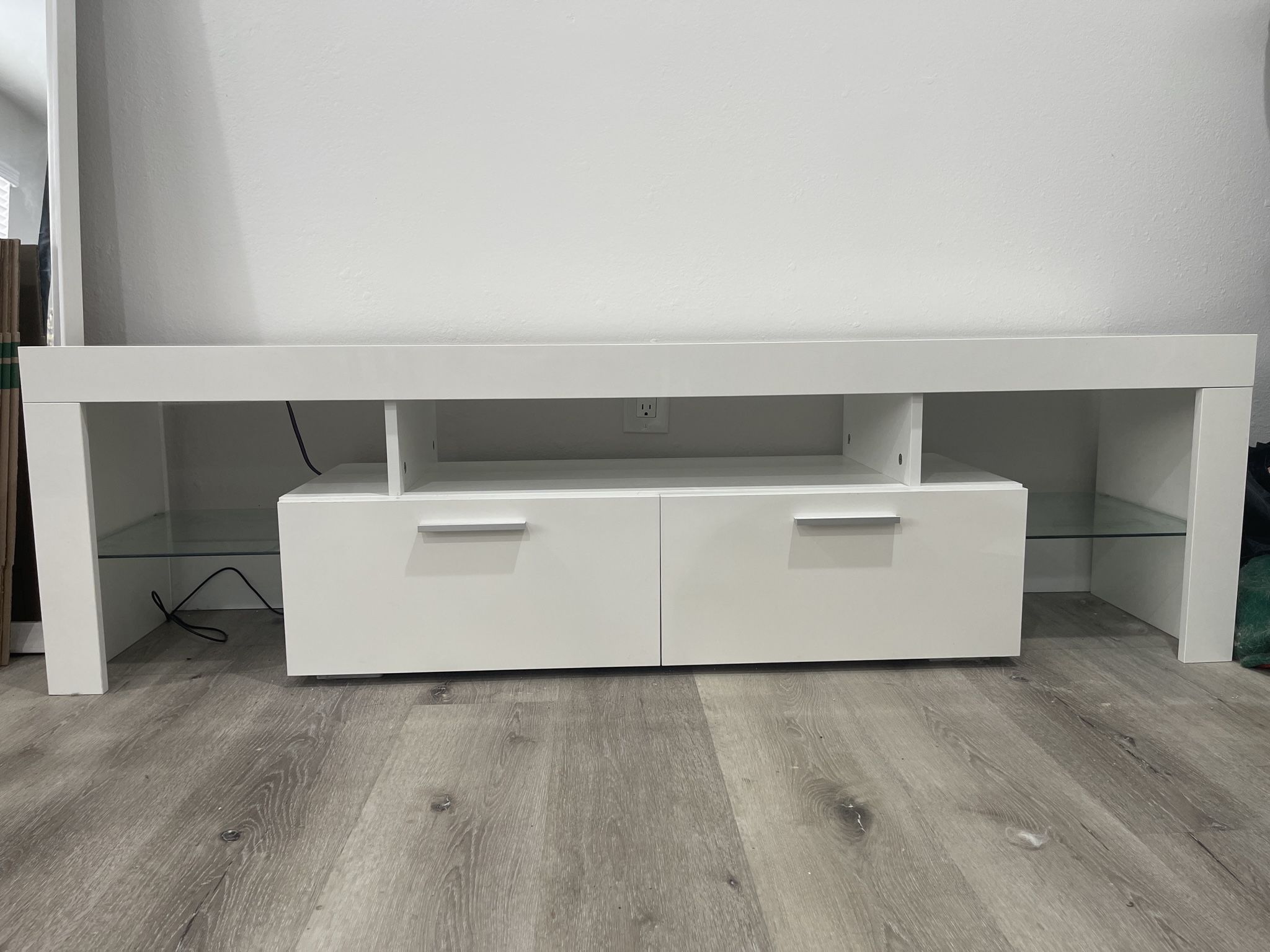 TV Stand w/ LED Lights