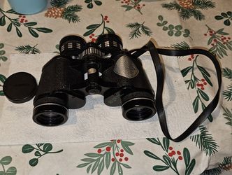 Vintage Empire 7 X 35 Model 253 Zoom Binoculars With Free Case!!!