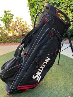 Srixon Golf Stand Bag Black Red