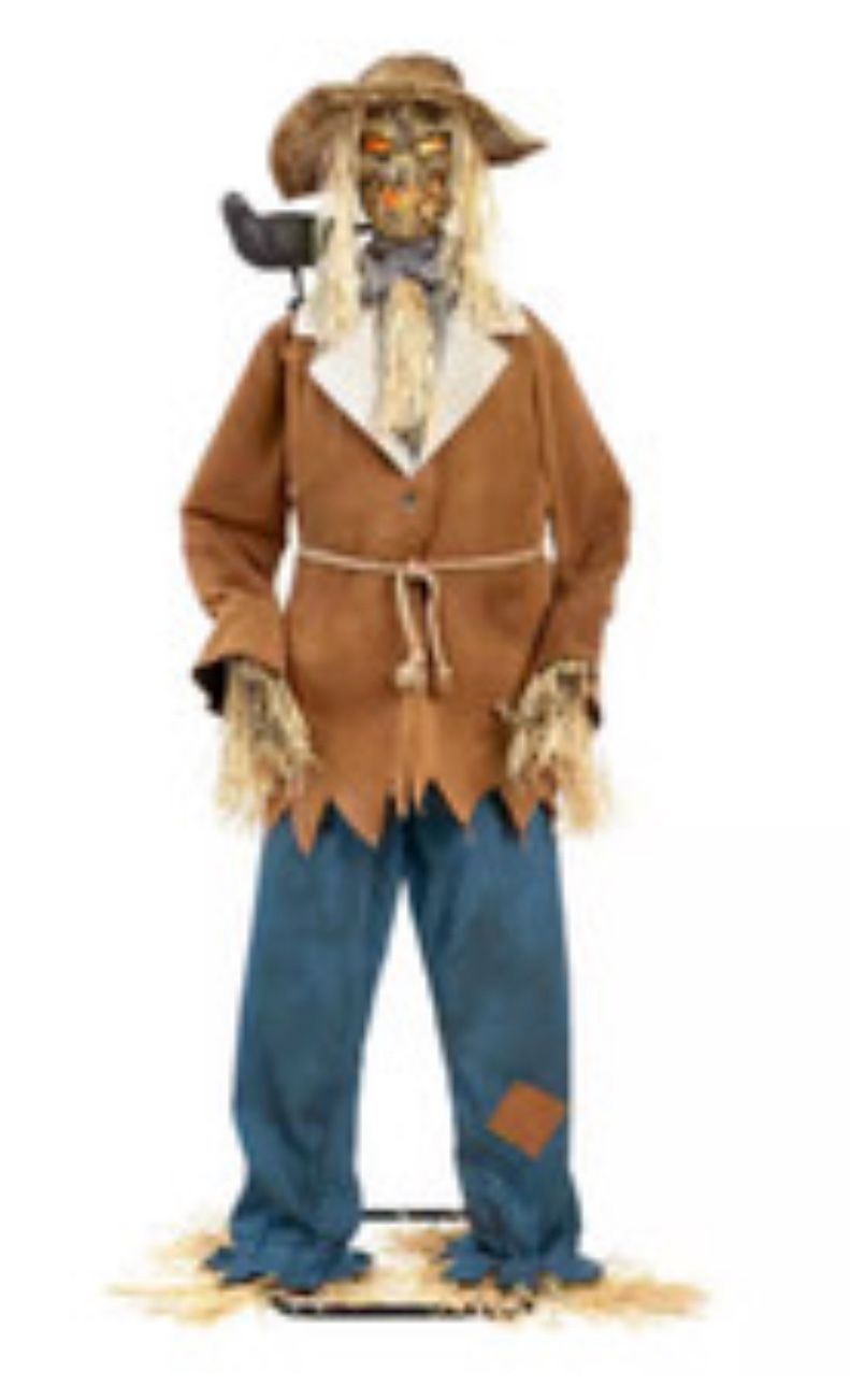 6 ft Animated Snapping Scarecrow 