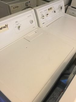 Kenmore washer and dryer set/ one year warranty/ delivery and installation are available