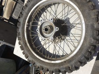08 honda 650 front and rear rims