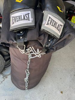 Punching bag plus gloves