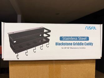 Rusfol Stainless Steel Blackstone Griddle Caddy