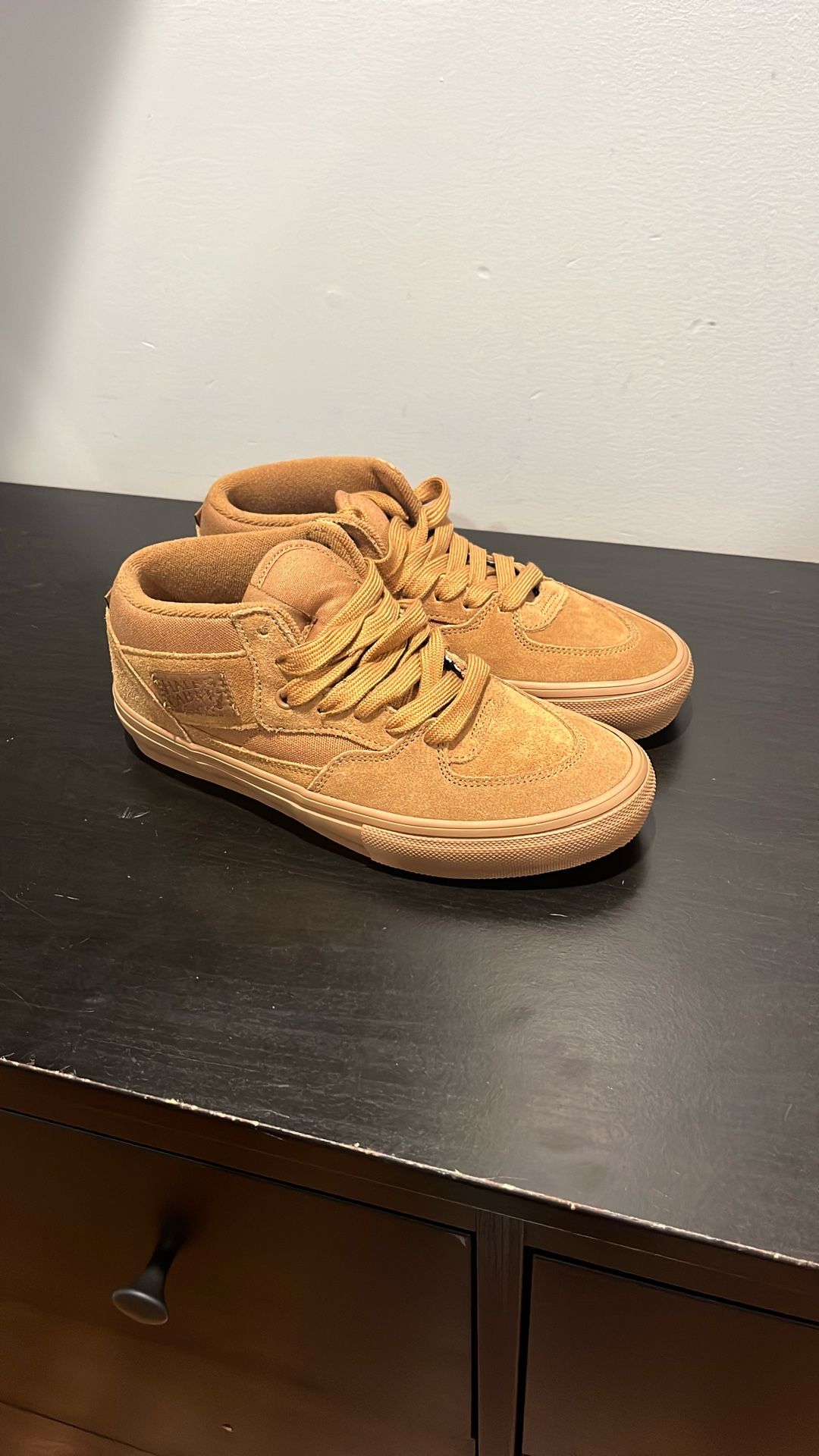brown vans half cab