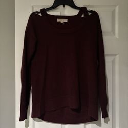 Woman’s Michael Kors Sweater With Shoulder Slits M