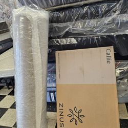 Brand New Full size mattress and platform metal frame