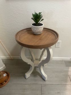 Rustic round table