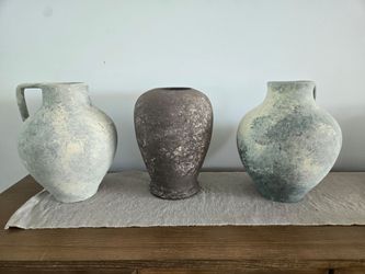 Large terracotta vases, urn, decor