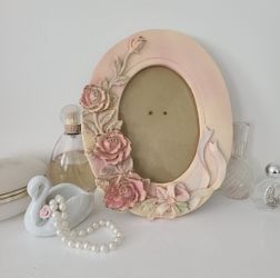 Shic Coquette Vintage Rose Picture Frame ᰔ