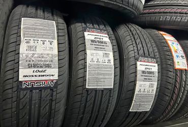 185/55R15 Set Of 4 Arisun New Tires