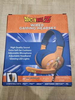 *NEW* Dragon Ball Z Wired Gaming Headset