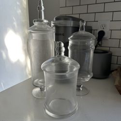 Glass Candy Jars