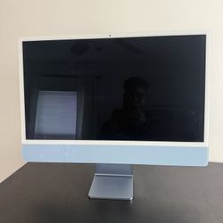 24" Blue iMac M1 with 16GB RAM and 1TB Storage 