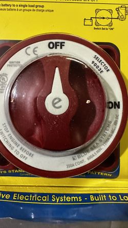 Blue Sea System Battery Switch: Heavy Duty