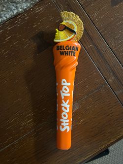 Shock Top Belgian White tap handle
