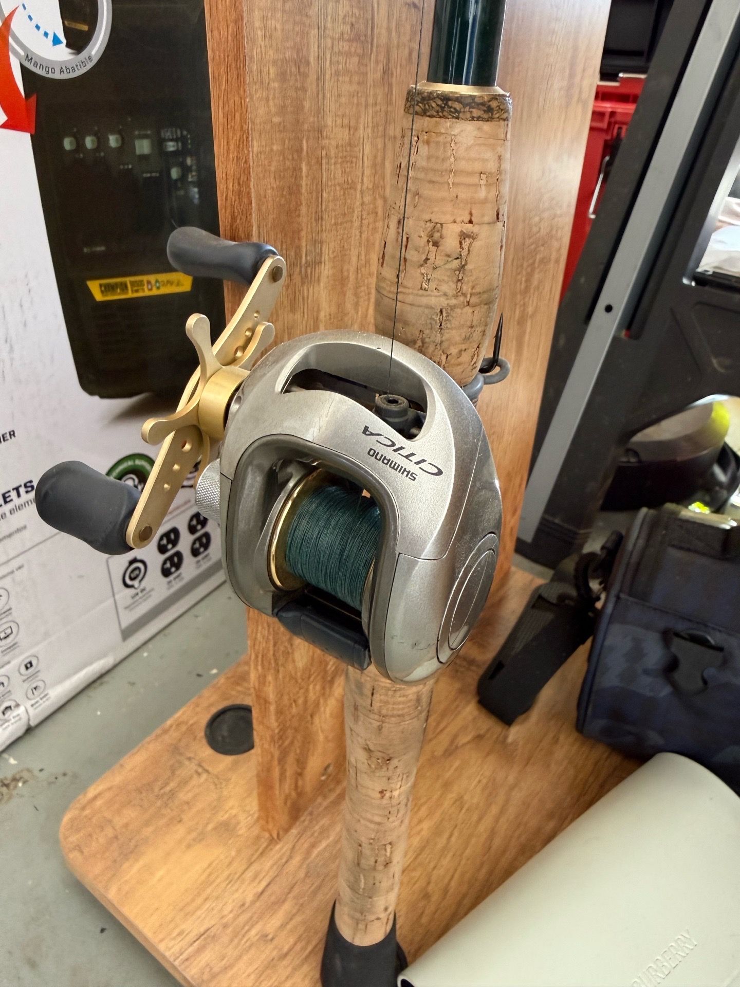 Shimano Citica left hand rod n reel