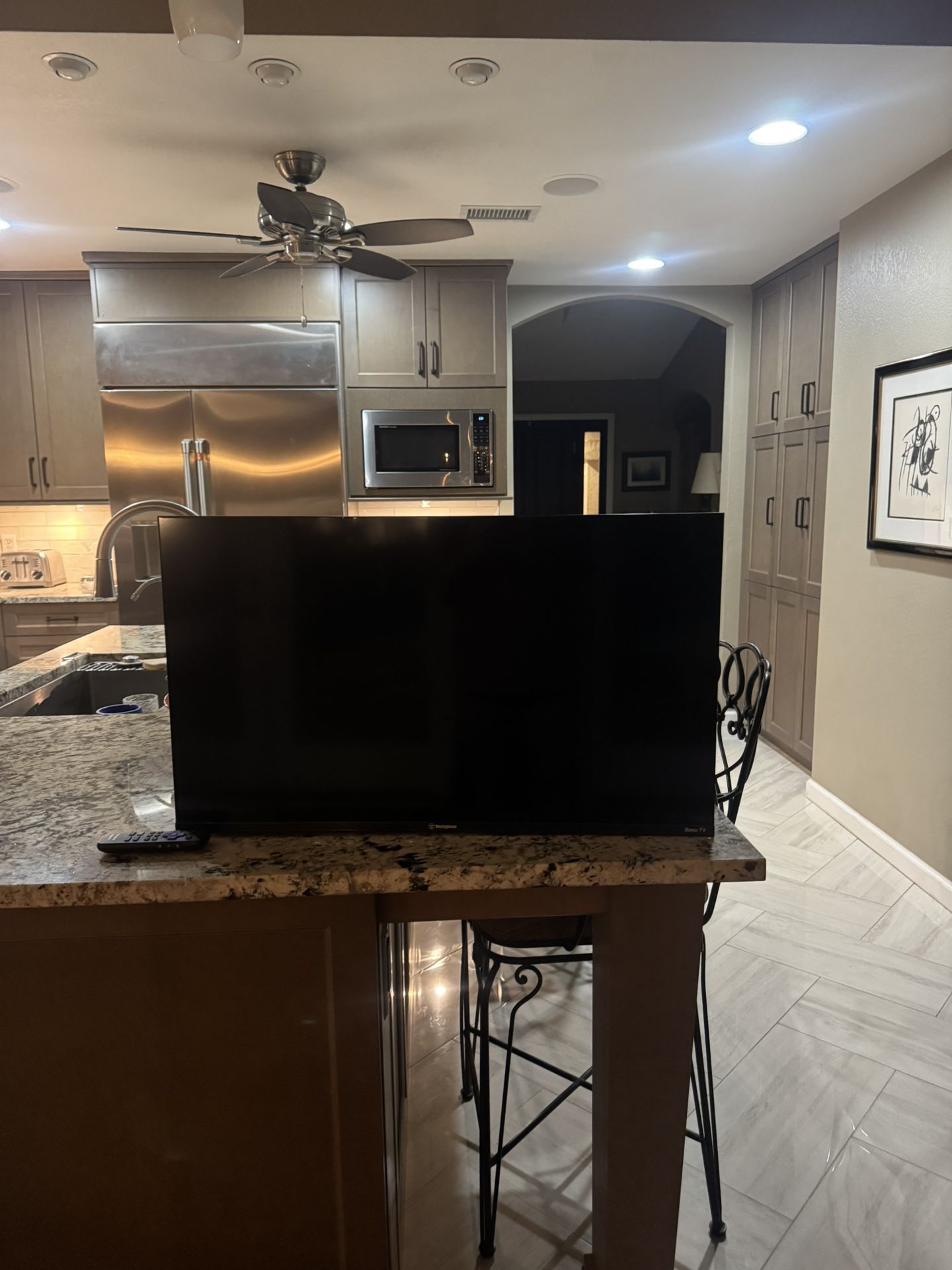 42-inch Roku Flat Screen With Remote