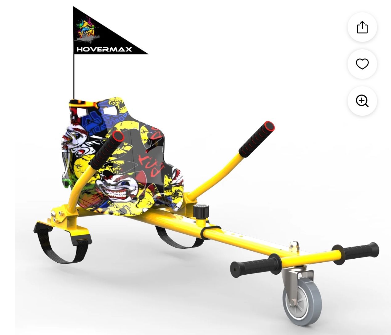 Hoverboard With Go Kart $70