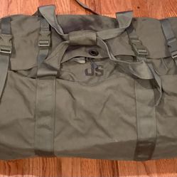 Zippered Improved Military Surplus Duffel Bag 