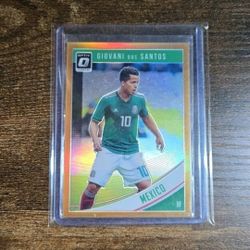 Mint 2018-19 Donruss Optic Mexico Giovanni Dos Santos Holo Orange  #8/99 🇲🇽