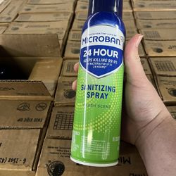 $15 A Case!! Microban 24 Disinfecting Spray Fresh Scent 