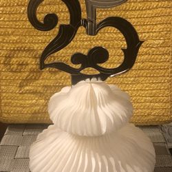 25th Anniversary Table Centerpieces