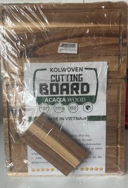 Kolwoven Acacia Wood Cutting Board