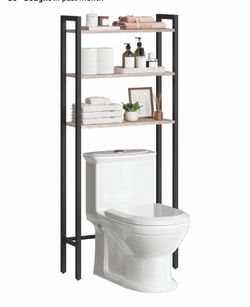 3 tier over the toilet storage shelves