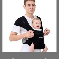 ROBIBERS Baby Carrier Newborn To Toddler - Wrap Baby Carrier For 7-50 Lbs, M-Shaped Sitting Posture, Toddler Carrier With Soft Fabrics For Front And B