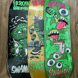 Heroin Skateboards 🥚 SWAMPY Decks 🐊 
