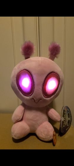 Galactic Cuties Light Up Pink Alien Plush