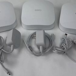 Eero Pro 6 Mesh Wi-Fi System Gigabit Speed (3-pack)