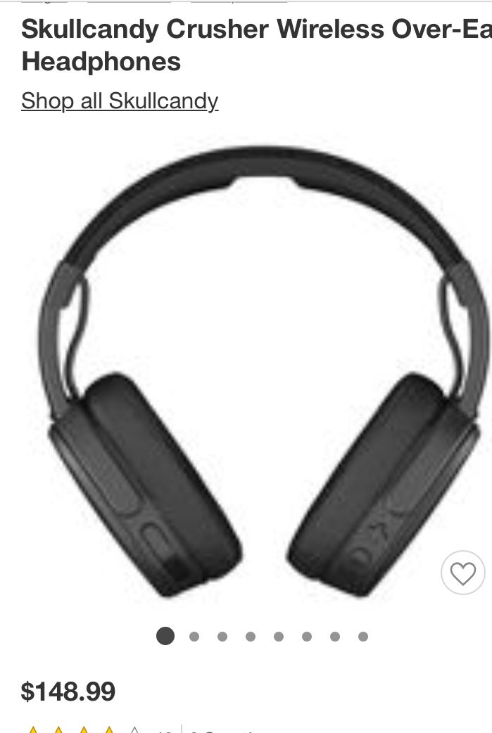 SkullCandy Crusher Headphones Wireless