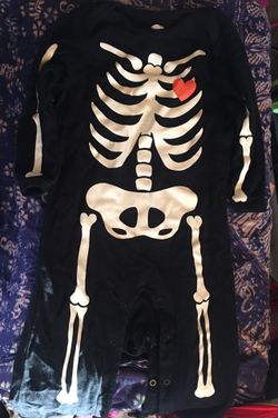 Skeleton onesie