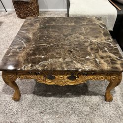 Marble Top Coffee Table