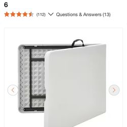 Folding Tablet 6ft New