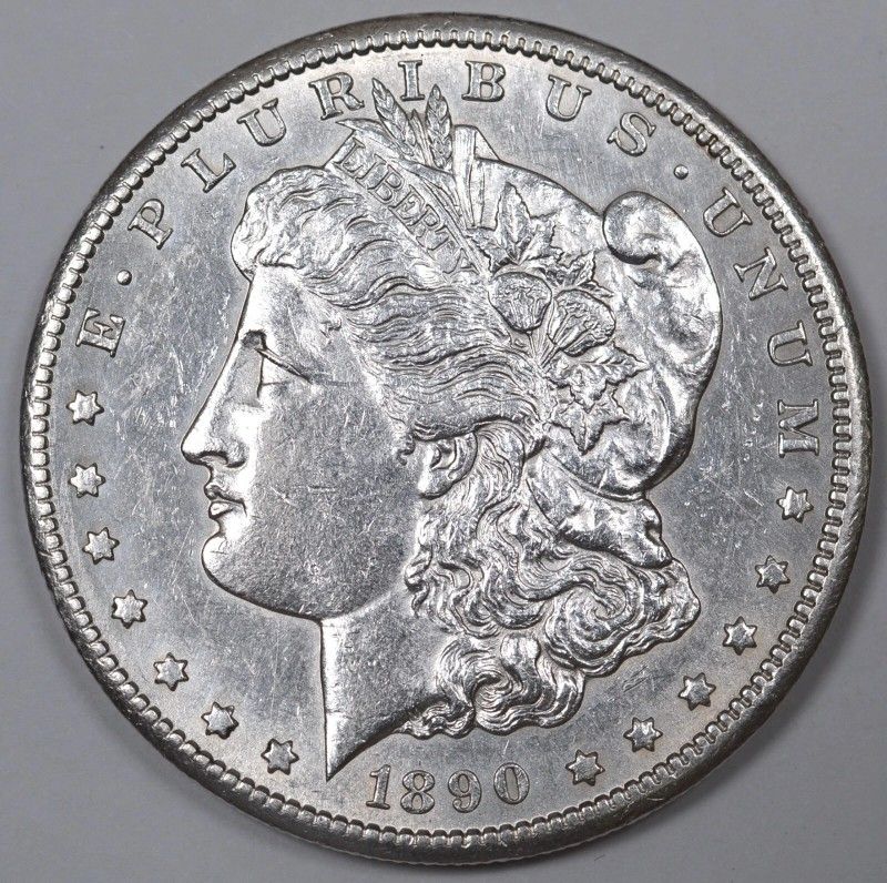 1890-CC Morgan Silver Dollar