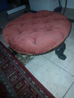 Vintage Spanish Revival  Ottoman /stool